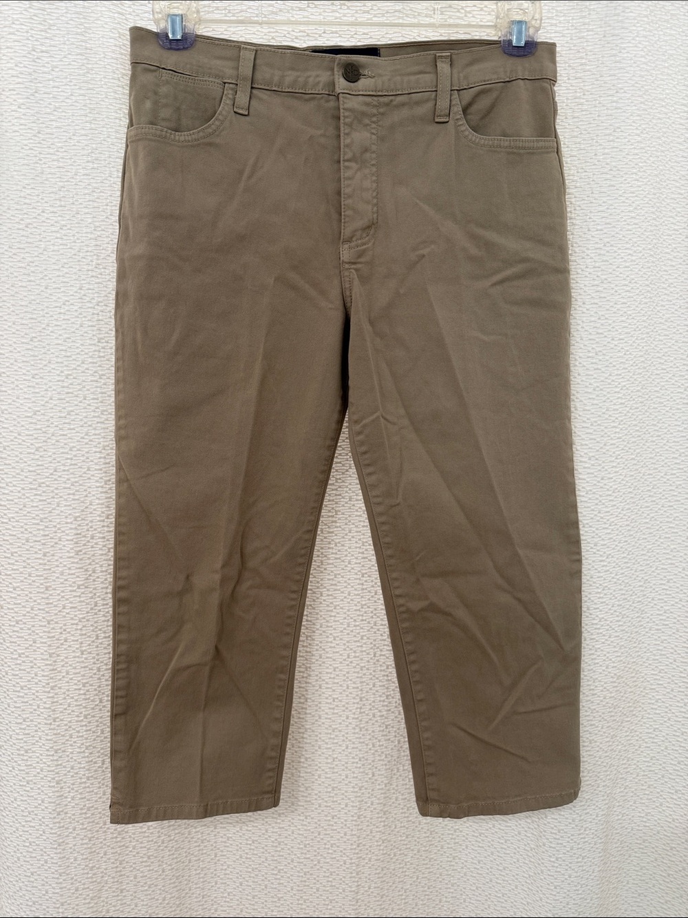 Khaki Tan Crop Pants